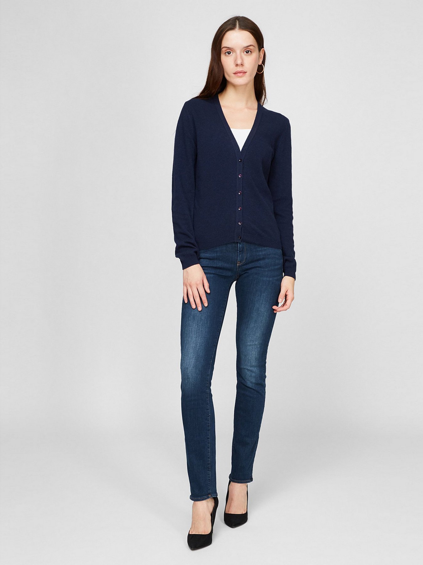 Кардиган Sassofono модель A191-SF-461282, Синій-3 Фото