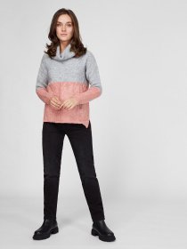 Светр Sassofono модель A201-SC-1811-1, Трояндовий Фото