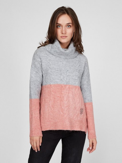 Свитер Sassofono модель A201-SC-1811-1, Трояндовий Фото