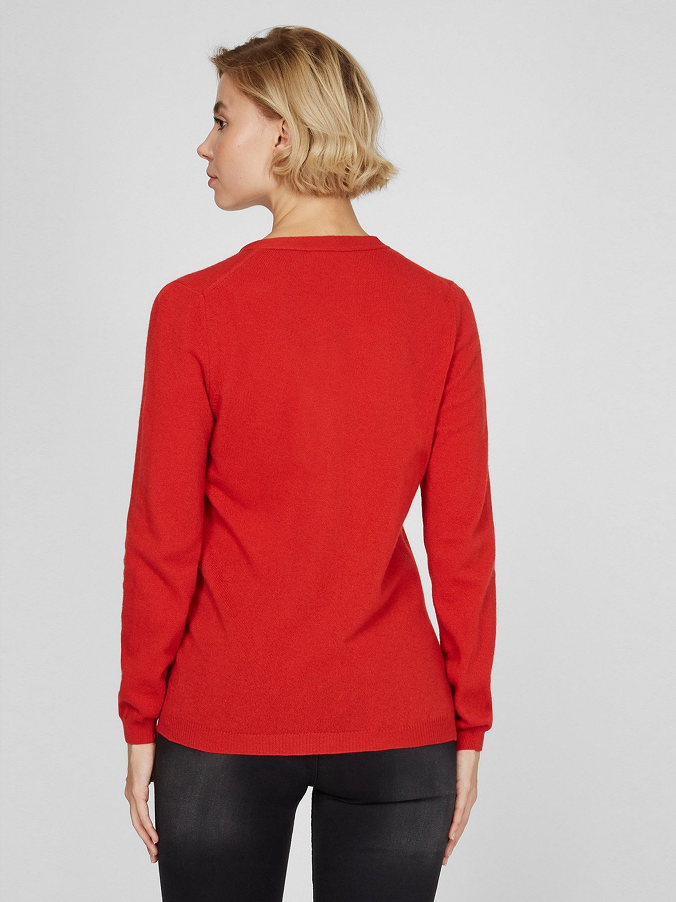 Кардиган Sassofono модель A191-SF-461282, Червоний Фото