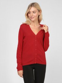 Кардиган Sassofono модель A191-SF-461282, Червоний-1 Фото