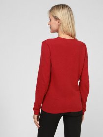 Кардиган Sassofono модель A191-SF-461282, Червоний-1 Кардиган Sassofono модель A191-SF-461282, Червоний-1 Фото