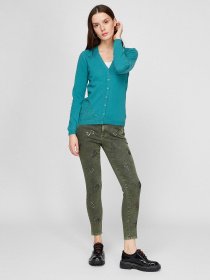 Кардиган Sassofono модель A191-SF-461282-1, Бірюзовий Фото