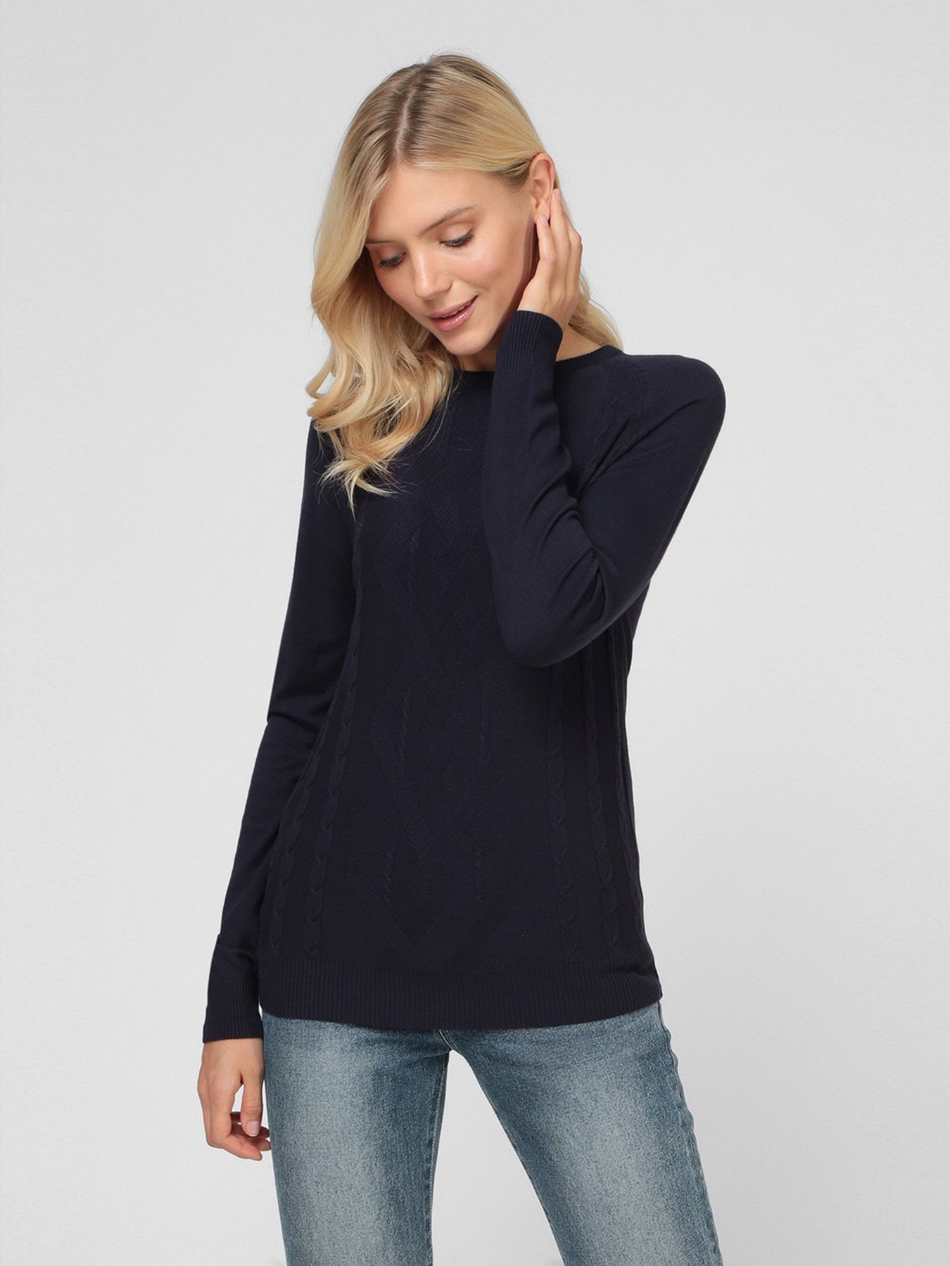 Джемпер Sassofono модель A191-SF-473112, СИНІЙ Фото