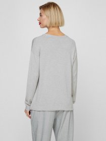 Свитшот Sassofono модель A201-SF-1533, Сірий Фото