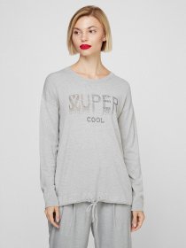 Свитшот Sassofono модель A201-SF-1533, Сірий Фото