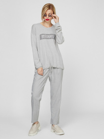 Свитшот Sassofono модель A201-SF-1533-1, Сірий Фото