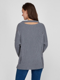 Свитер Sassofono модель A201-SF-407141, Сірий Фото