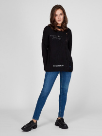 Свитер Sassofono модель A201-SF-407141, Чорний Фото