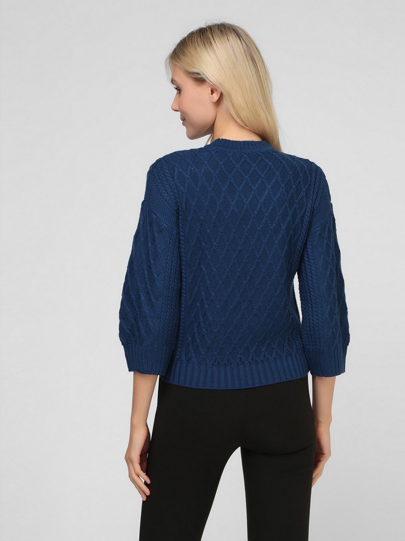 Светр Sassofono модель A201-SF-700111, Синій-3 Фото