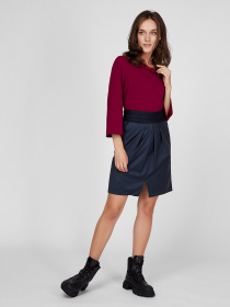 Спідниця міні Sassofono модель A201-SC-303360, Синій Фото