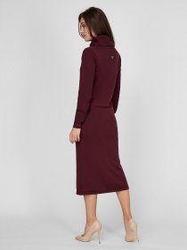 Платья Sassofono модель A201-SF-729171, Вишня Фото