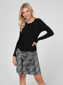 Платье мини Sassofono модель A201-SC-1817, ЧОРНИЙ Фото