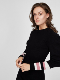 Платья Sassofono модель A201-SF-727171, ЧОРНИЙ Фото