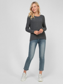 Джемпер Sassofono модель A191-SF-790111, Сірий Джемпер Sassofono модель A191-SF-790111, Сірий Фото