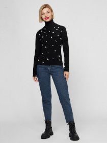 Водолазка Sassofono модель A201-SF-790115-1, Чорний Фото