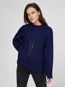 Свитер Sassofono модель A201-SF-794113, Синій Фото