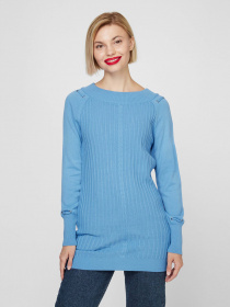 Свитер Sassofono модель A201-SC-27624, Блакитний Фото