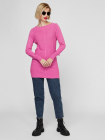 Свитер Sassofono модель A201-SC-27624, Фуксія Фото