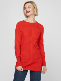 Свитер Sassofono модель A201-SC-27624, Червоний Фото