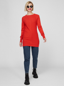 Свитер Sassofono модель A201-SC-27624, Червоний Фото