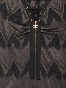 Платье миди Sassofono модель 131-CL-94817 СІРИЙ Фото