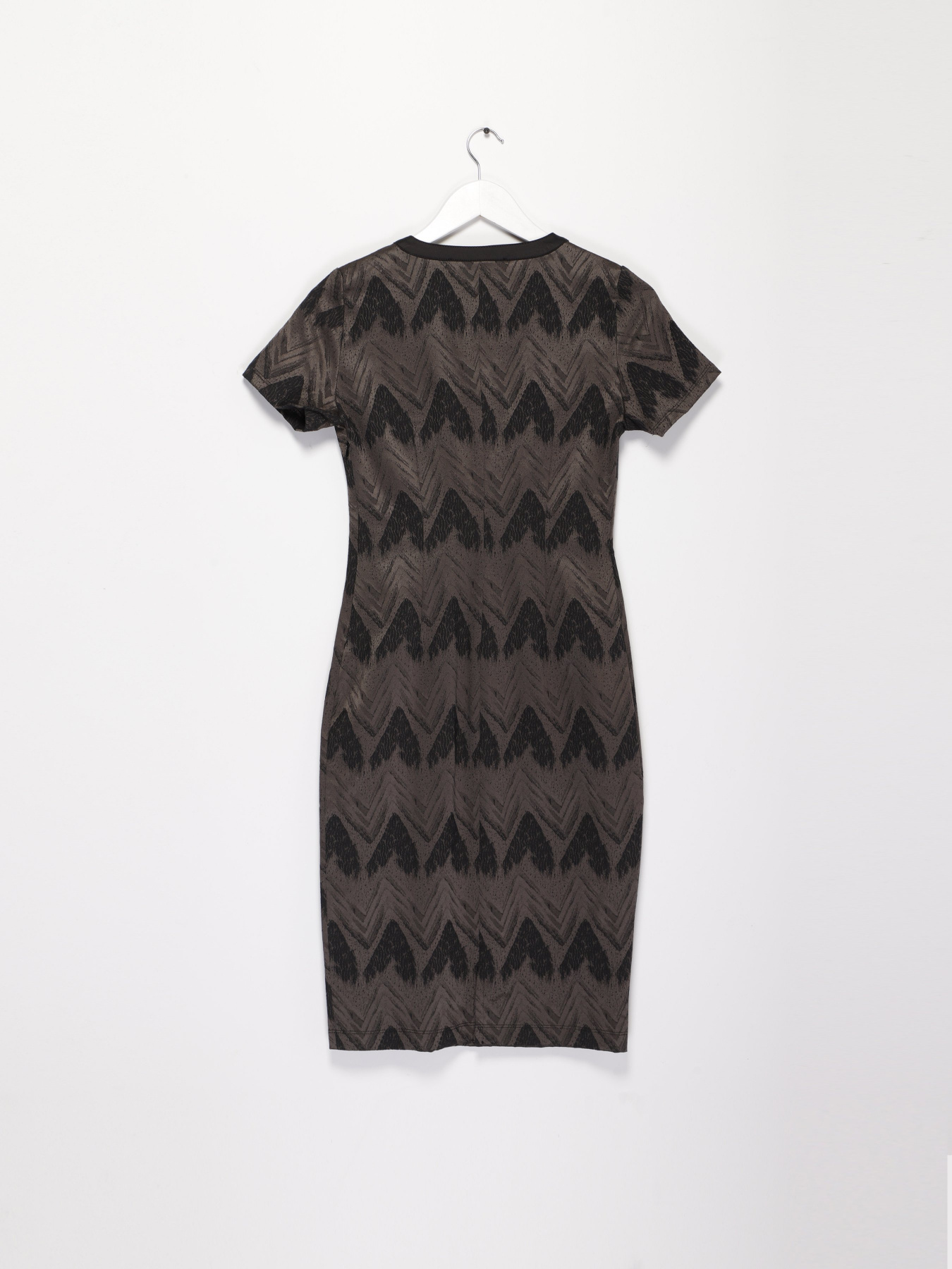 Платье миди Sassofono модель 131-CL-94817 СІРИЙ Фото