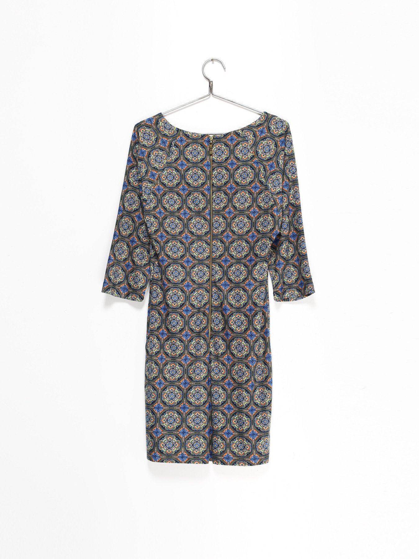 Сукня міні Sassofono модель A171-CL-193171 БЛАКИТНИЙ-ЗЕЛЕНИЙ Фото