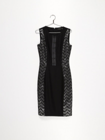 Сукня міді Sassofono модель A171-CL-233171 СІРИЙ Фото