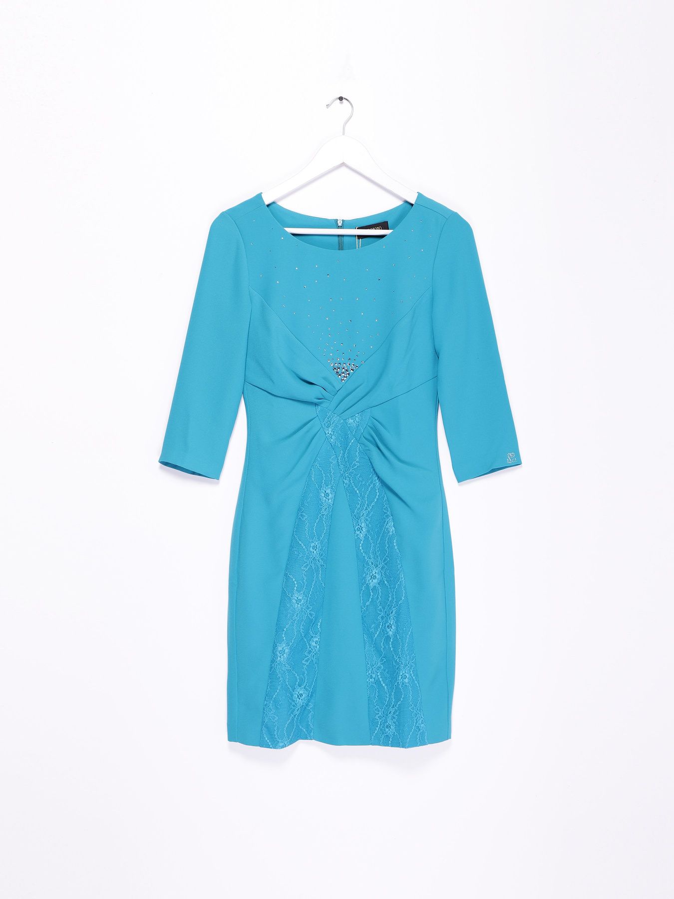 Сукня міні Sassofono модель A141-SF-802171 СИНІЙ Сукня міні Sassofono модель A141-SF-802171 СИНІЙ Фото