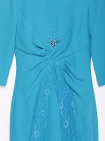 Сукня міні Sassofono модель A141-SF-802171 СИНІЙ Сукня міні Sassofono модель A141-SF-802171 СИНІЙ Фото