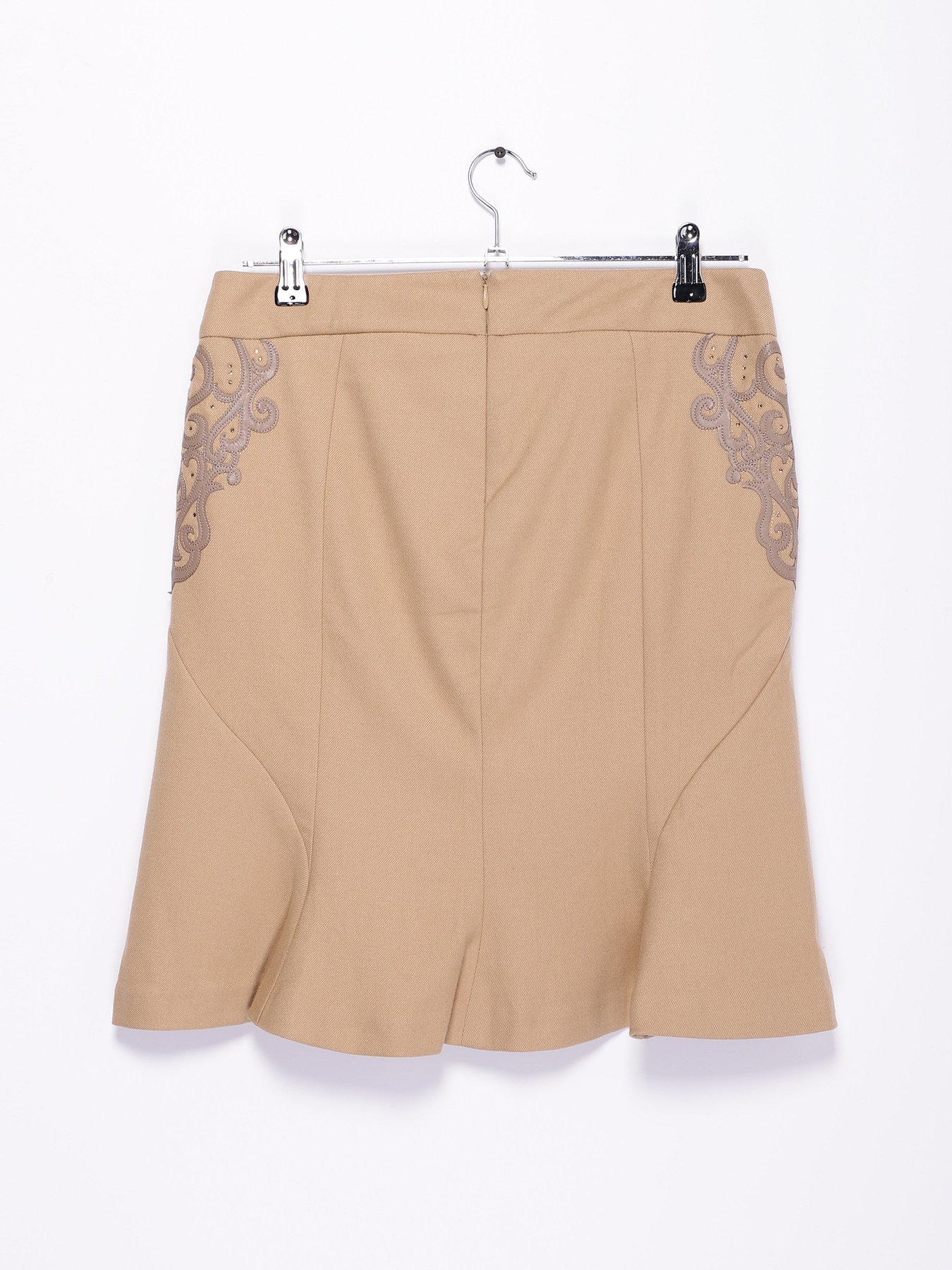 Юбка мини Sassofono модель A141-SF-807081 БЕЖЕВИЙ Фото