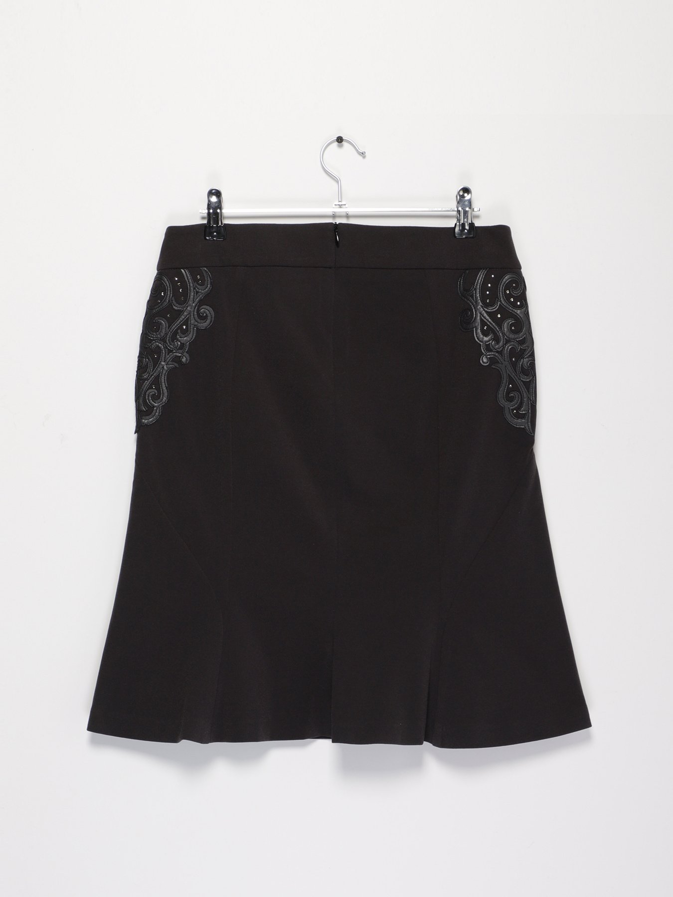 Юбка мини Sassofono модель A141-SF-807082 АНТРАЦИТ Фото