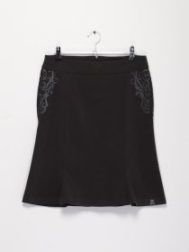 Юбка мини Sassofono модель A141-SF-807082 АНТРАЦИТ Фото