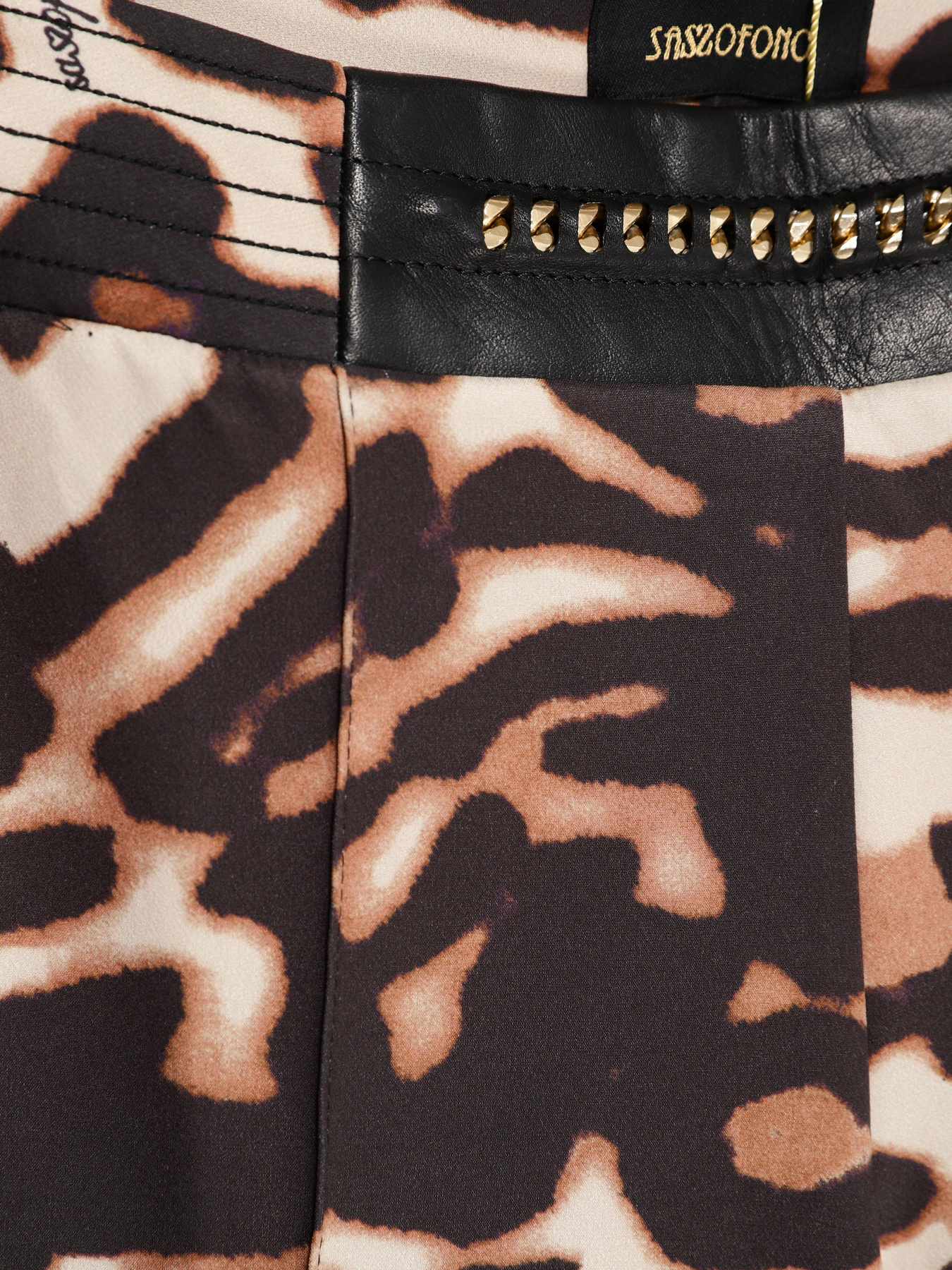 Штани повсякденні Sassofono модель A151-SF-302012 ЛЕОПАРДОВИЙ Фото