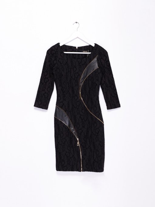 Платье мини Sassofono модель A151-SF-302179 ЧОРНИЙ Фото