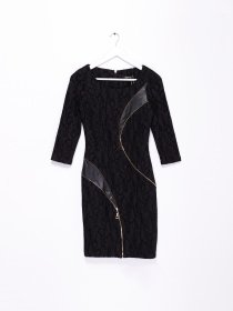 Платье мини Sassofono модель A151-SF-302179 ЧОРНИЙ Платье мини Sassofono модель A151-SF-302179 ЧОРНИЙ Фото