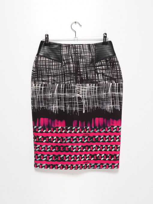 Юбка мини Sassofono модель A151-SF-309082 ФУКСІЯ Фото