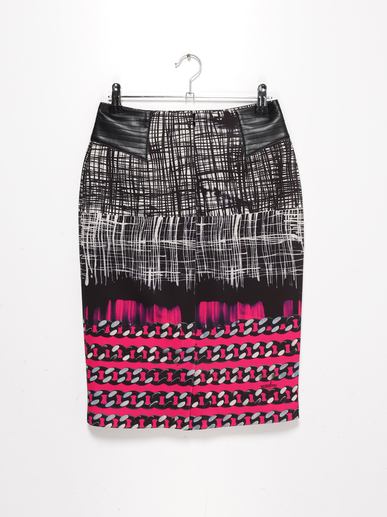 Юбка мини Sassofono модель A151-SF-309082 ФУКСІЯ Фото