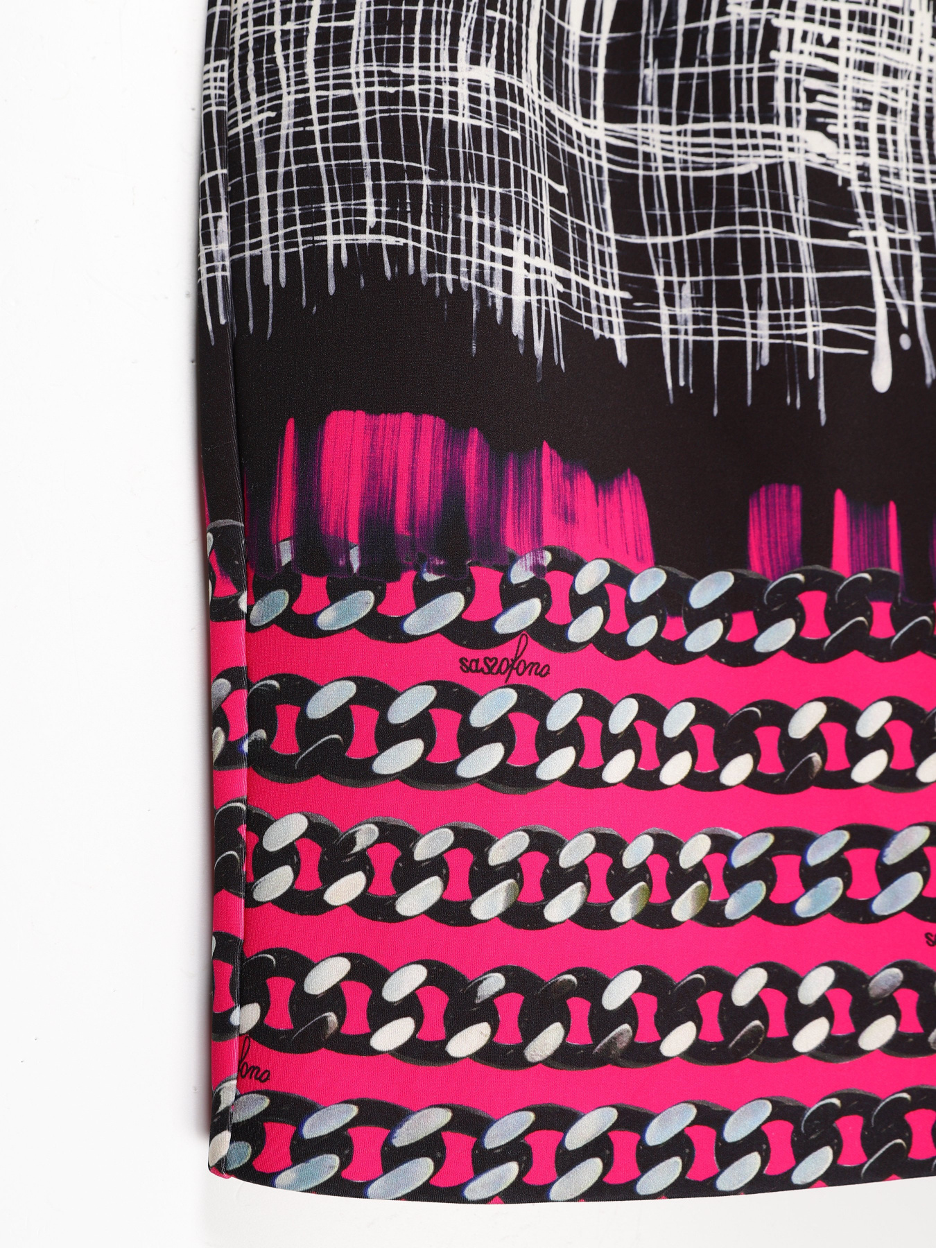 Платье мини Sassofono модель A151-SF-309173 ФУКСІЯ Фото