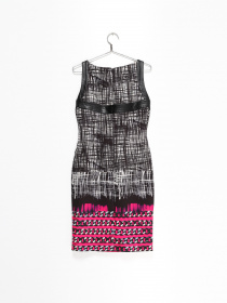 Платье мини Sassofono модель A151-SF-309173 ФУКСІЯ Фото