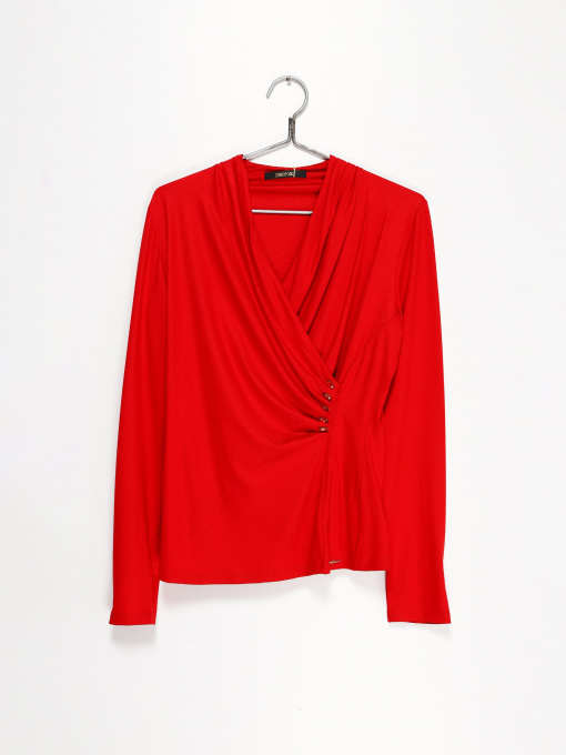 Блуза Sassofono модель A161-SF-115113 ЧЕРВОНИЙ-1 Фото