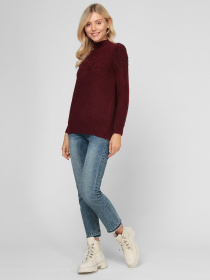 Свитер Sassofono модель A201-SC-27650, Бордовий Фото