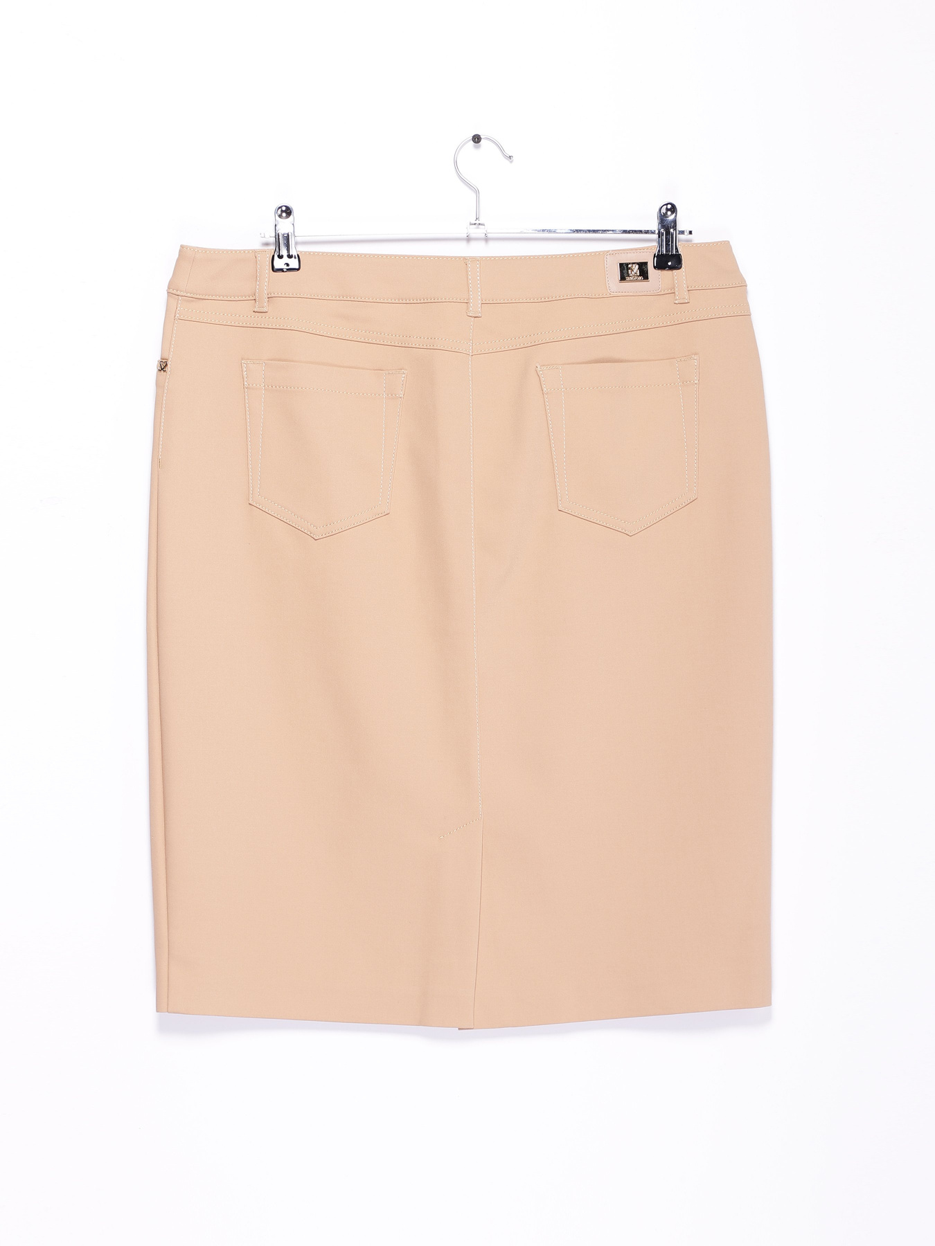 Спідниця міні Sassofono модель A161-SF-416081 БЕЖЕВИЙ Спідниця міні Sassofono модель A161-SF-416081 БЕЖЕВИЙ Фото