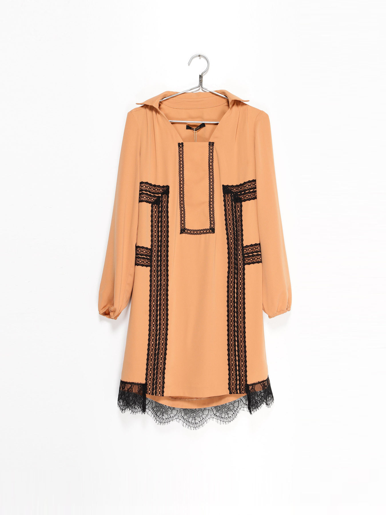 Платье миди Sassofono модель A171-SF-230171 КОРИЦЯ Фото