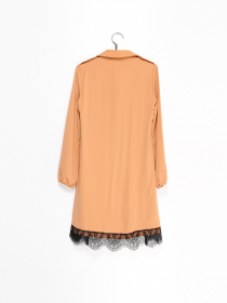 Платье миди Sassofono модель A171-SF-230171 КОРИЦЯ Фото