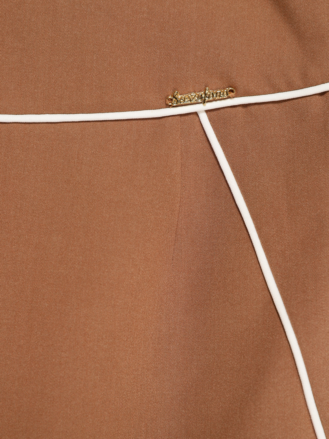 Юбка миди Sassofono модель A171-SF-231081 СВІТЛО КОРИЧНЕВИЙ Фото