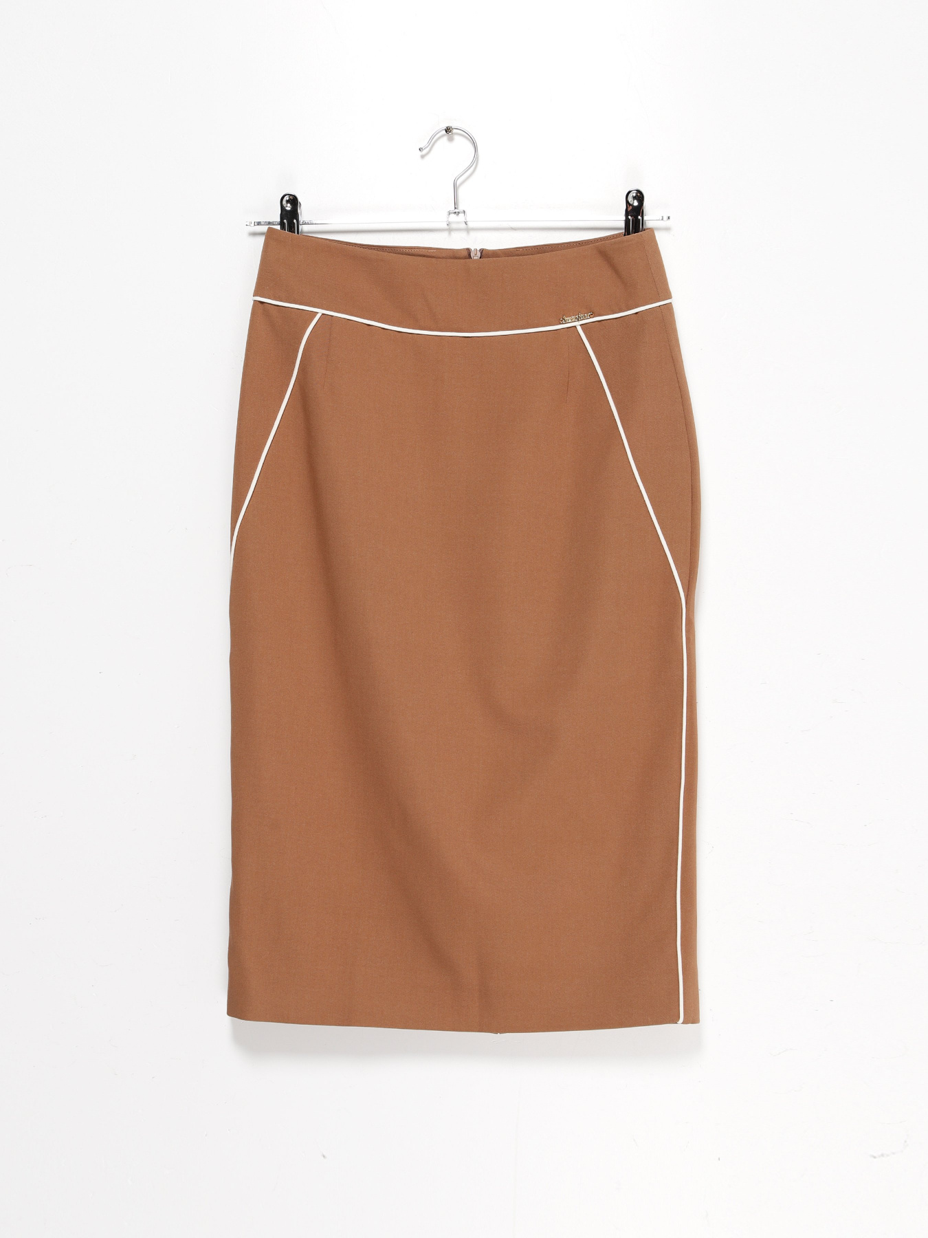 Юбка миди Sassofono модель A171-SF-231081 СВІТЛО КОРИЧНЕВИЙ Фото