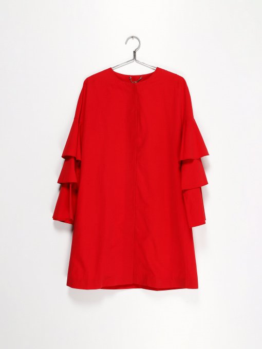 Платье мини Sassofono модель A172-SC-243291 ЧЕРВОНИЙ Фото