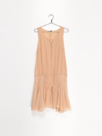 Сукня міді Sassofono модель A172-SC-601171 БЕЖЕВИЙ Сукня міді Sassofono модель A172-SC-601171 БЕЖЕВИЙ Фото